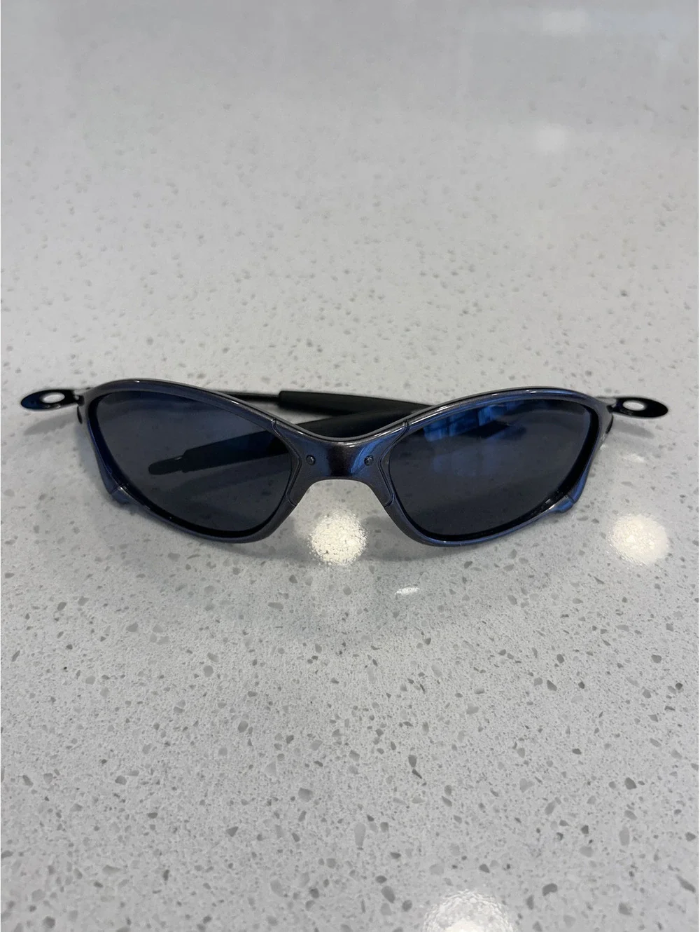 Black Frame Sunglasses with Dark Lenses